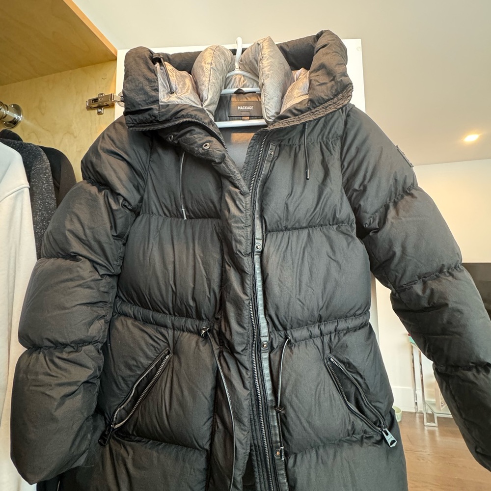 Mackage Women's Black Puffer Coat